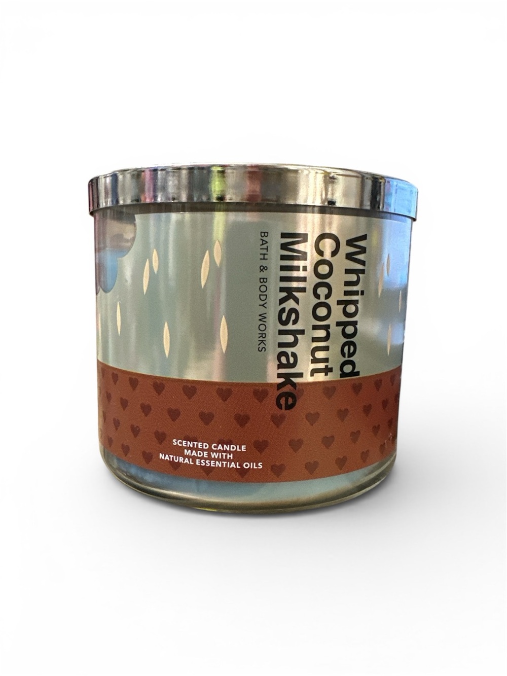 Bath & Body Works Whipped Coconut Milkshake Scented Candle - Brown